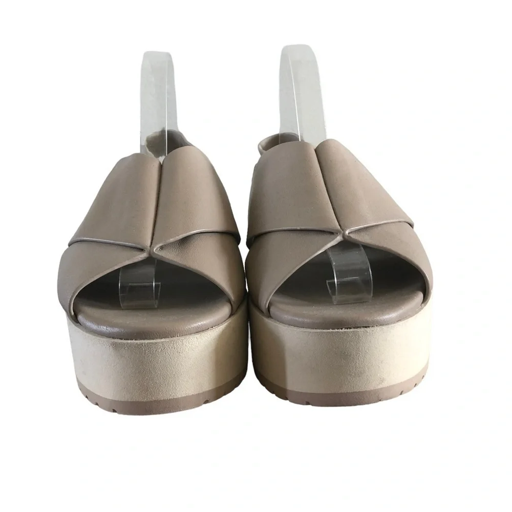 Vince Jenaya Slingback Nude‎ Sport Platform Sandal 10